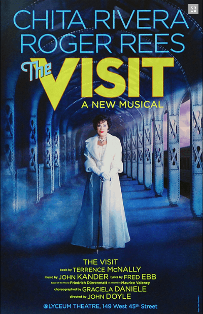 The Visit Broadway Poster 